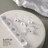 Set base de piezas de ajedrez para arte de uñas, piezas de ajedrez acrílicas transparentes, para práctica de arte de uñas, exhibición y venta al por mayor