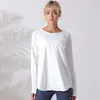 Ropa de yoga para mujer con sensación de segunda piel, secado rápido, transpirable, tops deportivos ajustados de manga corta y manga larga para fitness, disponibles para venta al por mayor y dropshipping directamente del fabricante, en stock