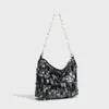 2026 Nueva Bolsa de Axila con Lentejuelas Lujo Ligero Brillo Bolso de un Solo Hombro Fiesta Nocturna Versátil Bolso de Mujer Versátil Bolso Cruzado