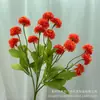 Venda Quente Transfronteiriça Bola de Dente-de-Leão Crisântemo Tênis de Mesa Crisântemo Buquê Flores Artificiais Decoração para Casa Casamento Enfeites Flores Artificiais Atacado