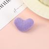Japonês e Coreano Novo Tricô Coração Colorido diy Acessórios Preenchidos com Algodão Acessórios Acessórios para Cabelo Broche Chaveiro Pingente Acessórios