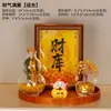 Set Creativo de Árbol de la Fortuna Estilo Chino Nuevo para Decoración de Entrada del Hogar con Canela y Monedas de Oro para Mudarse a una Casa Nueva