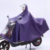 Capa de chuva para veículos elétricos, tamanho grande e espessa, adequada para homens e mulheres, para um ou dois ocupantes, proteção completa contra chuva forte ao andar de motocicleta