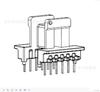 Transformador skeleton EE13 horizontal 6+6 pinos skeleton EE13 comunicação skeleton power skeleton