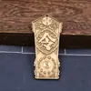 Suministro directo de fábrica: Colgante vintage de latón del General Taishi, con los doce signos del zodíaco, Taiji y Bagua, un arte popular tradicional y creación cultural para la buena suerte y la paz
