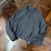 Chaqueta Corta Desestructurada con Empalmes y Solapa American Cleanfit para Hombres y Mujeres Tendencia Retro Holgada Casual Chaqueta Top