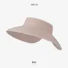 Sombrero de Sol de Verano para Mujer con Ala Ancha, Sombrero de Playa de Paja Trenzada para Cola de Caballo, Sombrero de Sol para Viaje, Sombrero de Copa Abierta, Transfronterizo