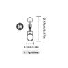 Conector Anel Oito Giratório Aço Inoxidável Pino Rolamento Isca para Pesca Marítima Grande Jigging Acessórios Equipamento Pesca
