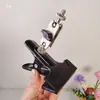 Base de grampo forte de ajuste universal de metal, acessórios para suporte de transmissão ao vivo de telefone, clipe de disparo para pessoa preguiçosa de mesa