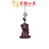 Chaveiro de Carro de Cavalo Corrente para Celular Yiming Xianyuan Escultura em Madeira Ano do Cavalo Pingente Cavalo do Zodíaco Pendente de Bolsa para Pendurar no Pescoço