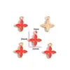 Accesorios de Joyería de Aleación para Hacer Manualidades con Forma de Gota de Aceite Bolsita de Maquillaje para Niñas Accesorios de Tacones Altos Pulsera Pendientes Colgante W507