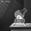 Trofeo Pequeño de Metal y Cristal Grabado Personalizado Niños de Preescolar Niños Escuela Primaria Adolescentes Graduación Juegos de Canto y Baile