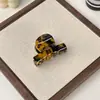 Nuevo Clip de Ácido Acético Fantasía para Mujer Estilo Coreano Pinza Pequeña de Alta Gama Leopardo Tiburón Accesorios para el Cabello Parte Trasera de la Cabeza
