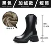 Botas Chelsea Martin Tendência em Couro Genuíno para Mulheres, Outono e Inverno 2026, Estilosas e Afinando a Silhueta, Botas de Cano Curto com Cadarço Estilo Britânico
