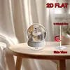 Impresión Plana Transfronteriza 2D Plana Giratoria 360 Bailarina y Árbol Dorado Decoración de Escritorio