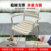 Conjunto de Mesa e Cadeiras para Uso Externo, Popular em Áreas Públicas, Adequado para Lojas de Chá de Leite, Cafeterias, Varandas de Lazer e Áreas de Reunião, com Mesas Redondas