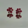 Brincos de Pérola Cravejados com Diamantes, Elegantes e Modernos, Anéis Tendência Retro Francesa Versáteis de Nicho, Acessórios Frescos e Delicados