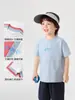 Camiseta Masculina Estilo Europeu Manga Curta Verão Roupa Bebê 2026 Nova Roupa Infantil Verão Criança Pequena Algodão Puro Manga Meia
