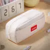¡Guau, Estuche de Lona Personalizado con Alta Apariencia y Gran Capacidad, Bolsa de Papelería para Niñas, Estilo Ins Nicho Estuche para Estudiante de Primaria