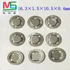 Venta directa batería de litio 18650 tapa plana acero inoxidable 4 agujeros soldadura por puntos placa positiva de batería reacondicionada