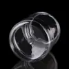Pote de armazenamento PET de grau alimentício, alta vedação, grande capacidade, transparente, boca larga com alça para grãos e chá