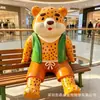Esculturas de Fibra de Vidro Personalizadas de Desenho Animado, Decorações Externas da Moda, Urso Marrom e Coelho Cony, Decorações de Shopping e Jardim de Infância
