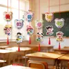 Decoraciones para el salón de clases de regreso a clases, colgantes de linternas, adornos colgantes, actividades para el ambiente de clase, decoraciones de techo, arreglos ceremoniales, decoraciones colgantes