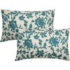 Fronha Floral Retrô Mais Vendida Transfronteiriça Almofada Creme Estilo Country Amazon Almofada Decorativa para Sofá de Casa Mesinha de Cabeceira
