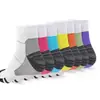 Calcetines de compresión deportivos informales para mujer, estilo coreano, con tubo corto y elástico, transpirables y absorbentes del sudor para hombre.