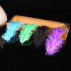 Celebridade da Internet Cauda Pontiaguda Veludo Penas Penas de Peru DIY Brincos Colar Acessórios de Joalheria Pequenas Penas Fabricante Atacado