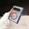 Adequado para Capa de Celular Dobrável Huawei Puraxmax, Carregamento Magnético, Acabamento Fosco tipo Pele, Capa Protetora com Dobradiça de Eixo Duplo
