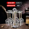 Juego de Copas de Vino de Cristal con Diamantes Dorados de Lujo, Copas de Cáliz, Dispensador de Vino, Decantador de Lujo Ligero para Uso en Banquetes en Casa, Accesorios para Vino, Artículos Decorativos