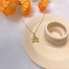 Collar de Acero de Titanio para Mujer, No se Desvanece, Diseño Elegante, Nuevo Collar de Moda 2026, Cadena para Clavícula de Lujo Ligero de Nicho, Joyería de Celebridad de Internet