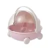 D2790 Caixa Organizadora de Mesa Desenho Animado Suporte Criativo Portátil com Tampa Flip Caixa de Armazenamento para Diversos Infantis Caixa de Armazenamento à Prova de Poeira
