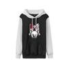 El gigante Cartoon Attack on Titan alrededor de chalecos con capucha de primavera y otoño para hombre y mujer con bloques de color