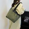 Bolso de Lona Nuevo, Bolso de Mano Fresco y Casual, Se Puede Imprimir Logo 2024, Moderno, Sencillo, Bolso Retro para Viajar, Dropshipping