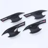 Adecuado para Honda 22 Civic 11ª generación cuchillo decorativo para la muñeca de la puerta cubierta protectora para la muñeca de la puerta tazón de la manija de la puerta parche de fibra de carbono galvanizado