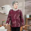 Abrigo de Invierno 2026 con Felpa Adentro Abrigo de Lana con Solapa Ropa para Mujeres de Mediana Edad y Mayores Chaqueta de Algodón Suelta Cálida Elegante