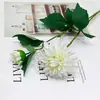 Dalia Crisantemo Artificial de 2 Cabezas Colorido Pequeño Accesorios de Decoración para Ventana de Casa Flores Falsas Florales Dalias