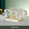 Hervidor de agua fría de gran capacidad para el hogar, de vidrio resistente a altas temperaturas, juego de taza de agua hervida, tetera, olla de almacenamiento de agua para sala de estar