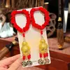 Accesorios para el Cabello de Año Nuevo Borla Lámpara de Palacio Cabello Pasador de Cabello Pasador de Cabello Luminoso de Alta Calidad Tocados Antiguos para Mujer Accesorios Combinables Diarios Hanfu
