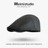 Otoño 2026 Nueva Llegada Retro Commute Cuero Sintético Mate Desgastado Gorra de Visera Simple Casual Gorra de Béisbol En Stock Al Por Mayor
