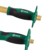Shida Proteção de Mão Cinzel Plano Alta Dureza Cinzel Pontiagudo para Alvenaria Conjunto de Brocas Cinzel Ferramenta Cinzel Alta Dureza Artefato para Quebrar Pedra