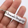 Llavero Más Vendido Creativo de Nicho Llavero de Acero Inoxidable para Novio Colgante de Llavero para Fiesta Festiva