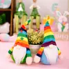 Muñeca sin rostro Haobei Transfronteriza Juguete Festival Arcoíris Decoraciones Fiesta Navideña Colgante Muñeco Pequeño Rudolph Regalo