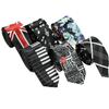 Gravata estilo coreano masculina estampada em poliéster pequena gravata casual padrão britânico pequena gravata fabricante em estoque