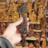 Precio Especial para Tallas de Madera de Árbol de Agarwood Ligeramente Defectuosas, Piezas Hechas a Mano, Precio de Liquidación de Fábrica, Buda Maitreya, Zhong Kui, Pixiu con Defectos Menores