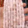 6x6mm Cuadrado Piedra Natural Piedra Imperial Cuarzo Rosa Ágata Cuentas Cuadradas Sueltas Accesorios para Manualidades Venta al por Mayor