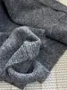 Suéter Cinza de Malha de Alta Qualidade com Logo Bordado de Desenho Animado Jaqueta Outono e Inverno Casual Preguiçoso Tops Casal Malha da Moda
