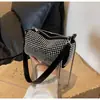 Bolso para Mujer 2024 Nuevo Estilo Tendencia Estilo Occidental Diamante Bolso de Axila Texturizado Todo-partido Brillo de Imitación Bolso de Hombro Bolso Cruzado Casual